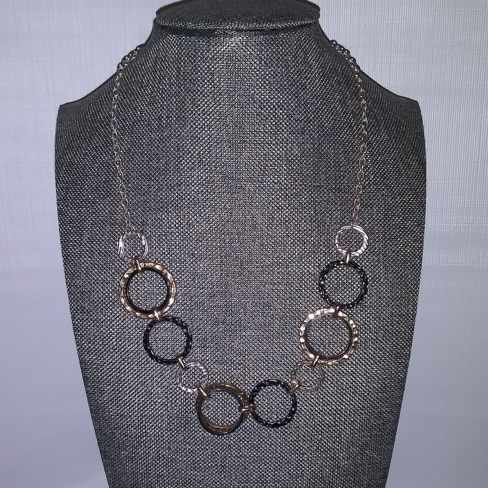 Gold and sliver tone Princes length Neckle